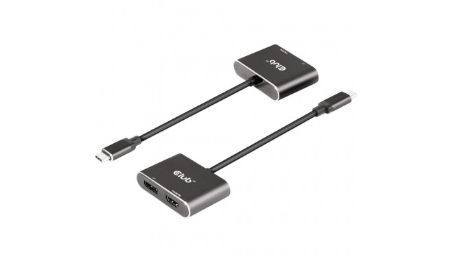 "Club3D MST-Hub USB 3.2 Typ C > DP/HDMI 4K60Hz St/Bu retail"