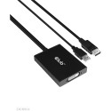 "Club3D Adapter DisplayPort > DVI-D HDCP OFF aktiv St/Bu retail"