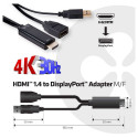 "Club3D Adapter HDMI > DP St/Bu 4K@30Hz Polybeutel"
