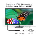 "Club3D Adapter HDMI > DP St/Bu 4K@30Hz Polybeutel"