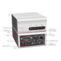 "Club3D 4K Mini-Dockingst USB3 ->4xUSB3/HDMI/DVI/LAN silber"