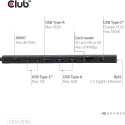 "Club3D USB-C 10in1-HUB >HDMI/3xUSB-C/3xUSB/LAN 8K30Hz PD140W"