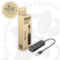 "Club3D Adapter USB 3.2 Typ A > 3x USB 3.2 Typ A/LAN"