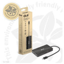 "Club3D USB-C 7in1-HUB >2xDP/2xUSB/2xUSB-C/LAN 4K60Hz PD100W"