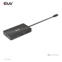 "Club3D USB-C 7in1-HUB >2xDP/2xUSB/2xUSB-C/LAN 4K60Hz PD100W"