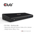 "Club3D 4K ChargingDock USB-C ->6xUSB3/2xDP/HDMI/LAN/Audio"