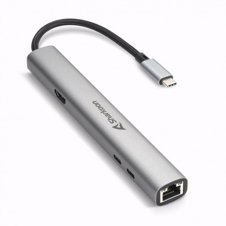 "Sharkoon OfficePal Combo Adapter (grau)"