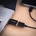 "Sharkoon USB 3.2 Gen 1 Adapter OfficePal. USB-A > USB-C / USB-C > USB-A (schwarz. 2er Set)"