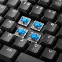 "Sharkoon PureWriter RGB (schwarz. FR-Layout. Kailh Choc Low Profile Blue)"
