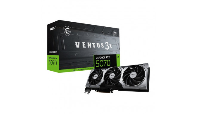 "RTX 5070 12GB MSI Ventus 3X OC GDDR7 3 Fan"