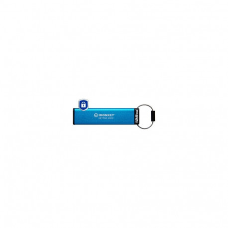 "STICK 128GB Kingston IronKey Keypad 200C AES-256 USB-C retail"