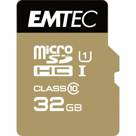 "CARD Emtec m32GB UHS-I U1 EliteGold + Adapter"