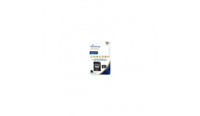 "CARD MediaRange MicroSD 256GB UHS-1 Cl.10 inkl. Adapter"