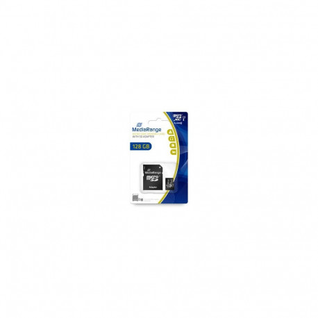 "CARD MediaRange MicroSD 128GB UHS-1 Cl.10 inkl. Adapter"
