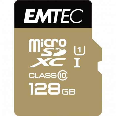 "CARD Emtec m128GB UHS-I U1 EliteGold + Adapter"