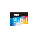 "CARD Micro 64GB Silicon Power UHS1(U3) Superior Pro Col+Ad"