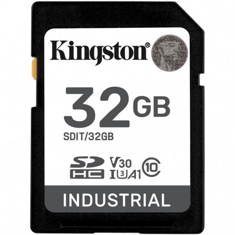 "CARD Card 32GB Kingston HC Industrial -40C to 85C retail"