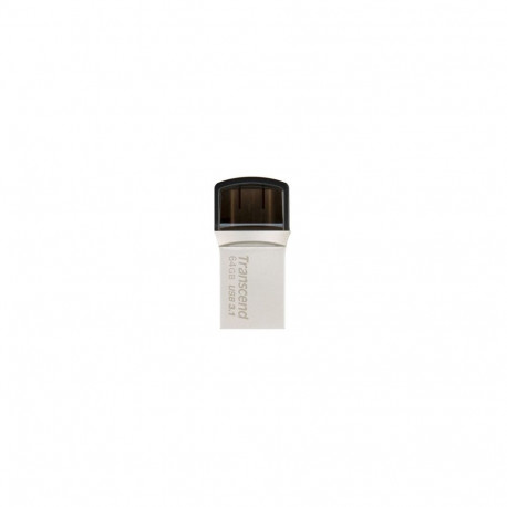 "STICK TRANSCEND JetFlash 890 64GB Silver Plat"