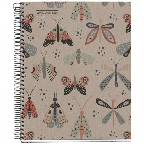 "Miquelrius Notizblock SCHMETTERLING DESIGN Recy. A5 80 Blatt (Speditionsversand)"
