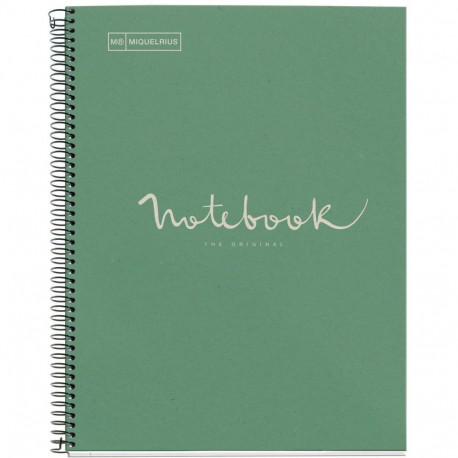 "Miquelrius Notizblock ECO HELLGRÜN Recycle A4 80 Blatt (Speditionsversand)"