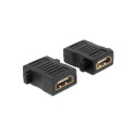 "DELOCK Adapter HDMI-A Buchse > A Buchse mit Schraubanschluss"