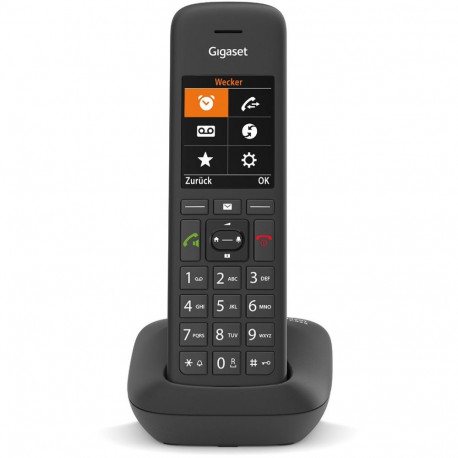 "GIGASET C575 schwarz schnurlos analog (DECT) TFT-Farb-Display Freisprechen Adressbuch fr 200 Eintrg