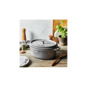 "Staub La Cocotte 31cm oval Graphit-grau. Gusseisen"