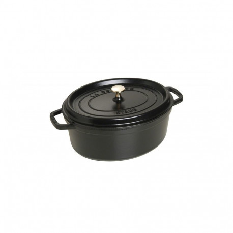 "Staub La Cocotte 29cm oval. schwarz. Gusseisen"