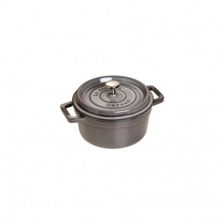 "Staub La Cocotte 20cm rund. Graphit-grau. Gusseisen"