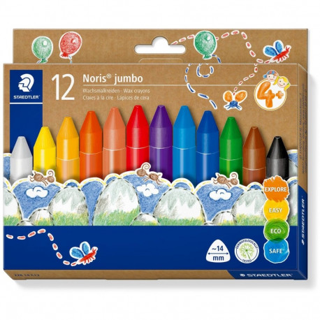 "STAEDTLER Wachsmalkreide Noris jumbo 12er-Set retail"