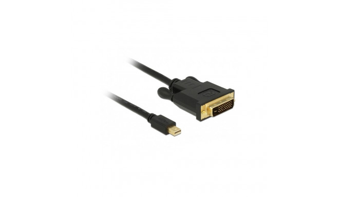 "DELOCK Kabel mini Displayport 1.1 Stecker > DVI 24+1 Stecker 1 m"