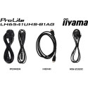 "IIYAMA 164.0cm(65"") LH6541UHS-B1AG 16:9 3xHDMI+USB IPS (Speditionsversand)"