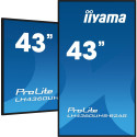 "IIYAMA 108.0cm(42.5"") LH4360UHS-B2AG 16:9 3xHDMI+2xUSB VA"