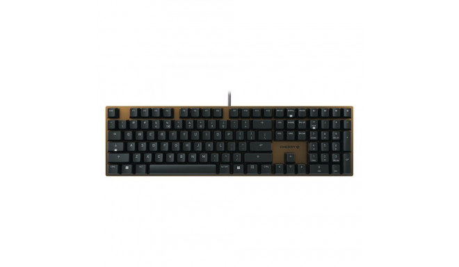"CHERRY KC 200 MX Corded EU-Layout sw/br MX2A Silent Red"