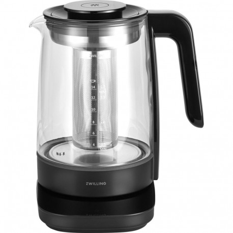 "Zwilling ENFINIGY Wasserkocher Glas Schwarz"