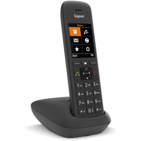 "GIGASET C575HX schwarz 5.8 cm 2.2 Zoll TFT Farbdisplay Freisprechen Telefonbuch HD Voice fr DECT Ba