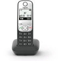 "A690 schwarz schnurlos analog DECT Display Freisprechen Telefonbuch fr bis zu 100 Eintrge"