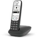 "A690 schwarz schnurlos analog DECT Display Freisprechen Telefonbuch fr bis zu 100 Eintrge"