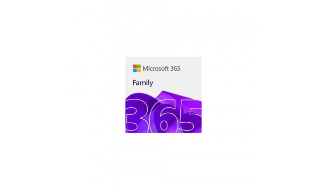 "Microsoft 365 Family - 6 PC/MAC, 1 Year - ESD-DownloadESD"