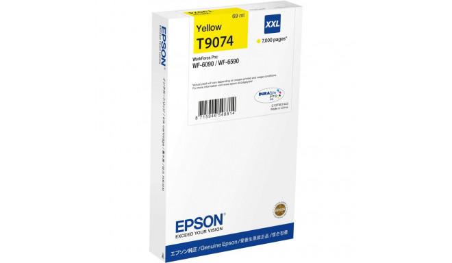 "Epson Tinte T9074 XXL C13T907440 Gelb bis zu 7.000 Seiten"