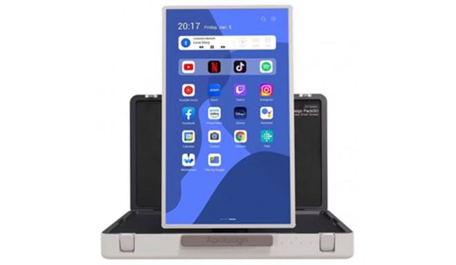 "ALLNET Presentation Suitcase High Performance Display 27 Zoll. Android 13. RK3588. HDMI In. Koffer"