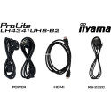 "IIYAMA 108cm (43"") LH4341UHS-B2 16:9 3xHDMI+USB IPS 4K retail"