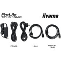 "IIYAMA 38.0cm (15"") TF1515MC-B2 4:3 M-Touch HDMI+DP"