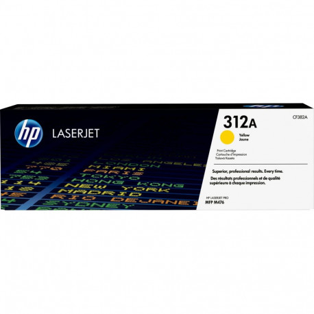 "HP 312A original Toner cartridge CF382A yellow standard capacity 2700 pages 1-pack"