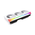 "RX 9070 XT 16GB XFX Mercury Gaming RGB OC GDDR6 3 Fan white"
