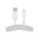 "Belkin Lightning Lade/Sync Kabel ummantelt mfi 1m weiß"