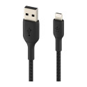 "Belkin Lightning Lade/Sync Kabel ummantelt mfi 1m schwarz"
