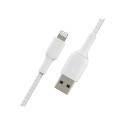 "Belkin Lightning Lade/Sync Kabel ummantelt mfi 1m weiß"