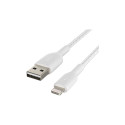 "Belkin Lightning Lade/Sync Kabel ummantelt mfi 1m weiß"
