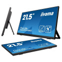 "54,5cm/21,5"" (1920x1080) iiyama ProLite T2255MSC-B1 16:9 FHD IPS Touch 5ms 60Hz HDMI DP Speaker Bl